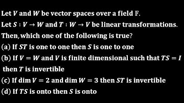 14 composition of linear transformation cuet pg mathematics 2023 entrance linear algebra du 2014