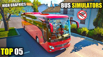 Top 5 bus simulator games for android hindi | best bus games on android 2022