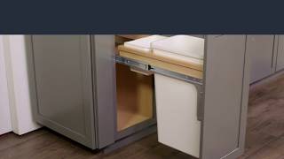 Cardell Cabinetry® Base Top Mount Wastebasket - Full Height