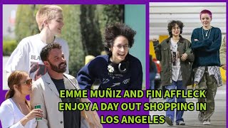 EMME MUÑIZ AND FIN AFFLECK ENJOY A DAY OUT SHOPPING IN LOS ANGELES