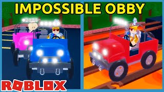 Roblox Impossible Obby But With Cars