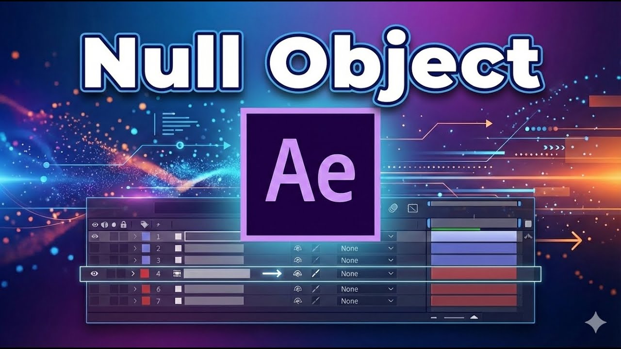 شرح Null Object في After Effects | سر التحكم الاحترافي بالأنيميشن - YouTube