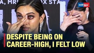 Deepika Padukone Breaks Down In Tears As She Recalls Getting Suicidal Thoughts During Depression