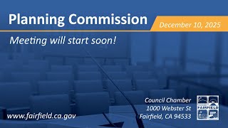 Fairfield Planning Commission - December 10, 2025