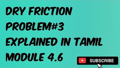 Problems on dry friction#3