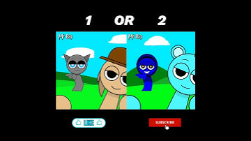 1 or 2 | incredibox sprunki #edit#shorts #fyp #sprunki #sprunkiincredibox