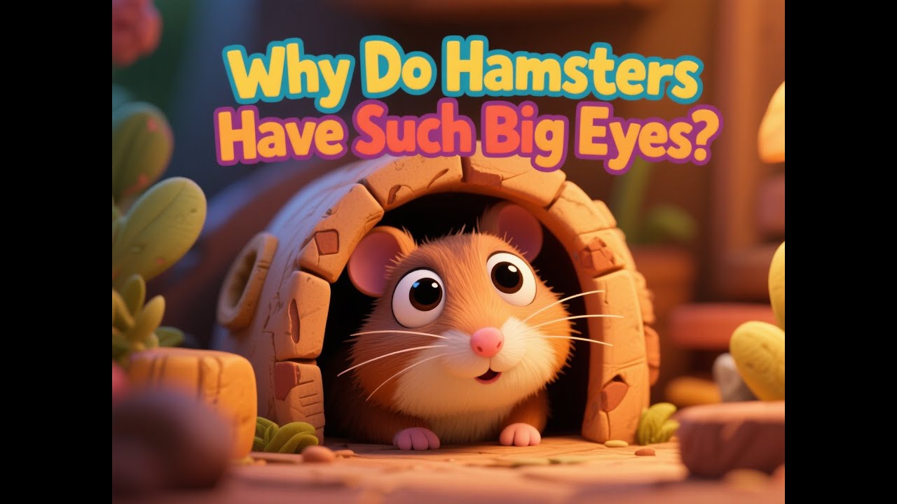 Why Do Hamsters Have Big Eyes  | Hamster Vision Explained  | Nocturnal Animals For Kids  | Hamsters