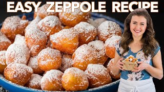 The Easiest Italian DONUTS? Yess!!   Zeppole Recipe