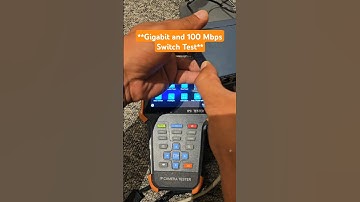 Gigabit and 100 Mbps switches tester network 💻🌐 #Tech #Networking