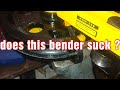 cheap tube bender, not all its cracked up to be!