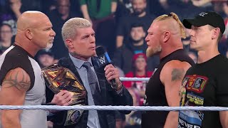 WWE 21 May 2024 Goldberg vs Cody Rhodes vs Brock Lesnar vs John Cena, raw smackdown | Review