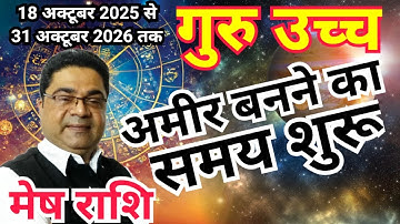 Aries: मेष राशि “अमीर बनने का समय शुरू” | Guru Rashi Parivartan 2025 Mesh Rashi | Sky Speaks