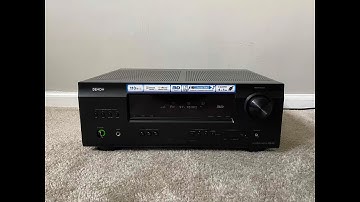 How to Factory Reset Denon AVR-391 5.1 HDMI Home Theater Surround Receiver
