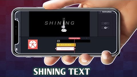 How to Make Shining Text in kinemaster 2021 / Kinemastar Tutorial 2021/ top Creators