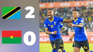 TANZANIA 2-0 BURKINA FASO | ALL GOALS & HIGHLIGHTS| CHAN 2024