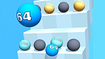 Ball Ladder 2048 ! All Levels Gameplay (94-100) android, ios