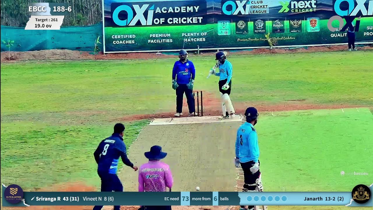 Elite Blasters Cricket Club vs YTN CC