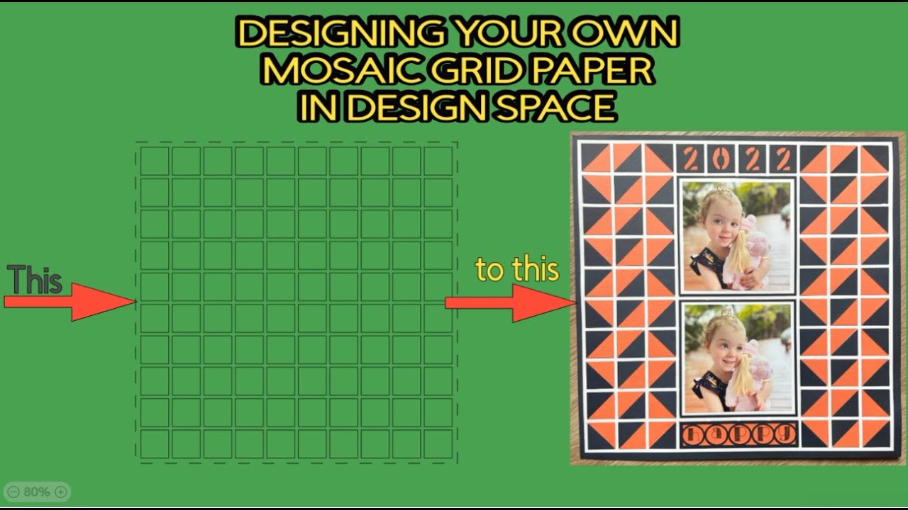 #46 MOSAIC GRID TILES - DESIGNING YOUR OWN IN CRICUT DESIGN SPACE ...