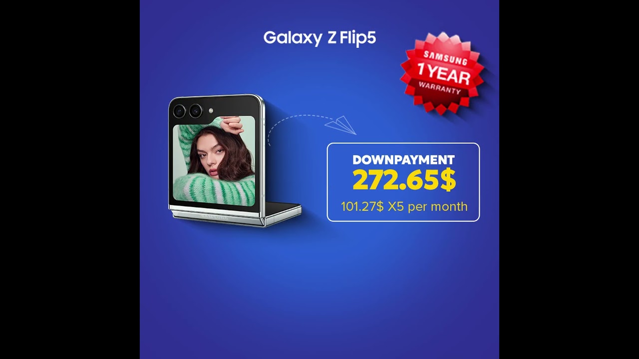 Shop Samsung Galaxy Z Flip 5 at ZOOD in 6 Installments