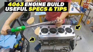 Building a Mitsubishi Evo 4-9 4G63 Short Block Engine - Tips / Clearances / How To