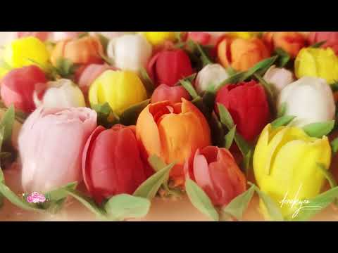 Video: How To Make Almond Tulips