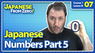 Japanese Counting PT 5 (Zero) - Japanese From Zero! Video 07