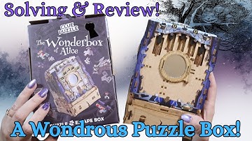 Solving and Review! The Wonderbox of Alice CluePuzzle by iDventure!
