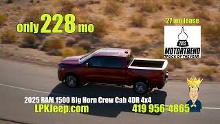 LPK Chrysler Dodge Jeep RAM of Defiance Amazing RAM Truck Deals Going on Now!
