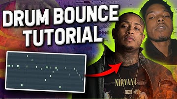 Southside & Pyrex Whippa Drum Bounce Tutorial | Fl Studio 20 Tutorial