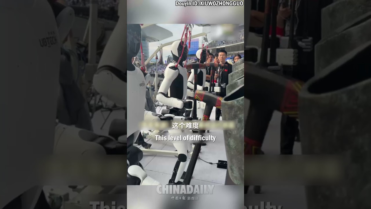 Robots ring ancient bronze instruments at National Games