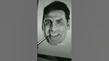 How to Draw Akshay Kumar | Step-by-Step Sketch Art#youtubeshorts #art #drawing