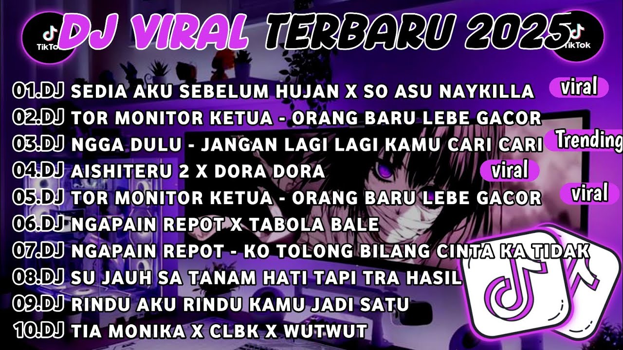 DJ TIKTOK TERBARU 2025🎵DJ SEDIA AKU SEBELUM HUJAN X SO ASU NAYKILLA🎵DJ TOR MONITOR 