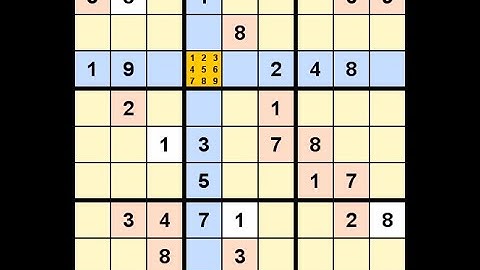 How to Solve Washington Times Sudoku Difficult October 9, 2021