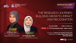 ResearchLight: The Research Journey: Building Growth, Impact and Recognition
