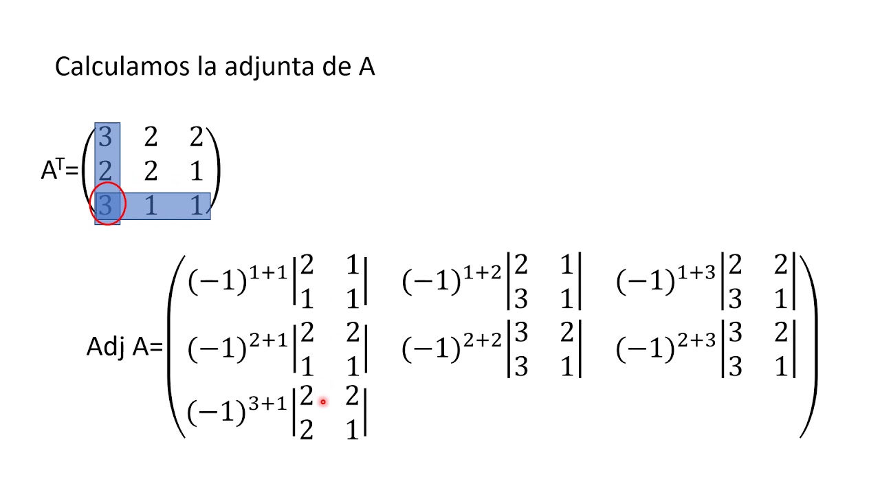 Calculadora De Inversa De Una Matriz
