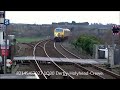 Class 67 + DVT on Network Rail train at Valley, Anglesey & Bangor. 21-01-2015.
