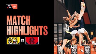 Richmond v Melbourne Match Highlights | Round 2 | 2022 NAB AFL Women's Competition