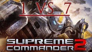 1 vs 7 Supreme Commander 2 Cybran (Hard AI, Standard rules, no Exclusions, Random races)