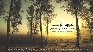 سورة الرعد بصوت ماهر المعيقلي  Ar-Ra`d