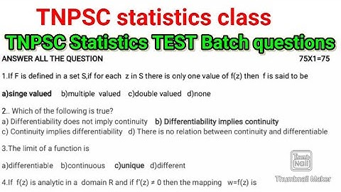TNPSC statistics class /Statistics exam/Tnpsc statistics question paper/tnpsc Syllabus Statistics