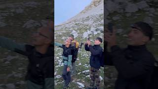 Cervi sul campo Abruzzo National park