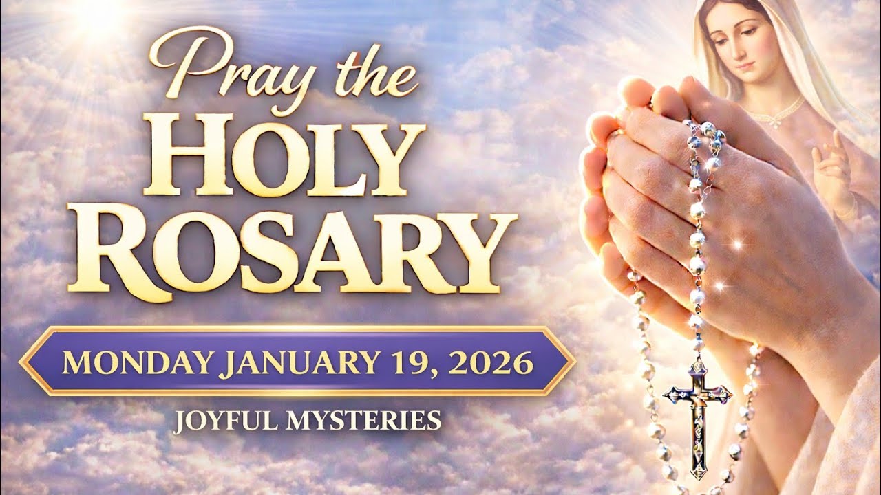 Holy Rosary Today | Joyful Mysteries | Monday January 19, 2026 | Pray With Me