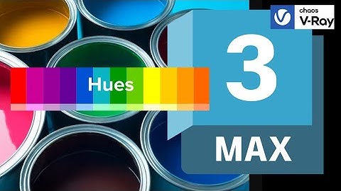 Color hue / clean color in 3ds max and interior design