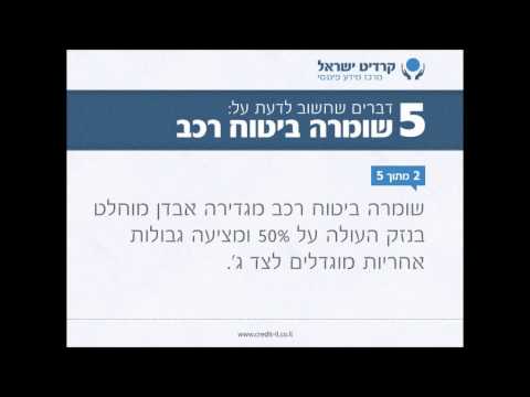 וִידֵאוֹ: האם אוכל לקבל ביטוח רכב עם אשראי גרוע?