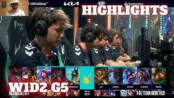 AST vs TH - Highlights (ESS Reacts) | Week 1 Day 2 LEC Summer 2023 | Astralis vs Team Heretics W1D2