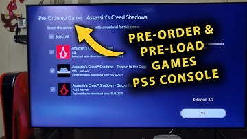 How To Pre-Order & Pre-Load (Auto-Download) Video Games On PS5 Console | Sony PlayStation 5