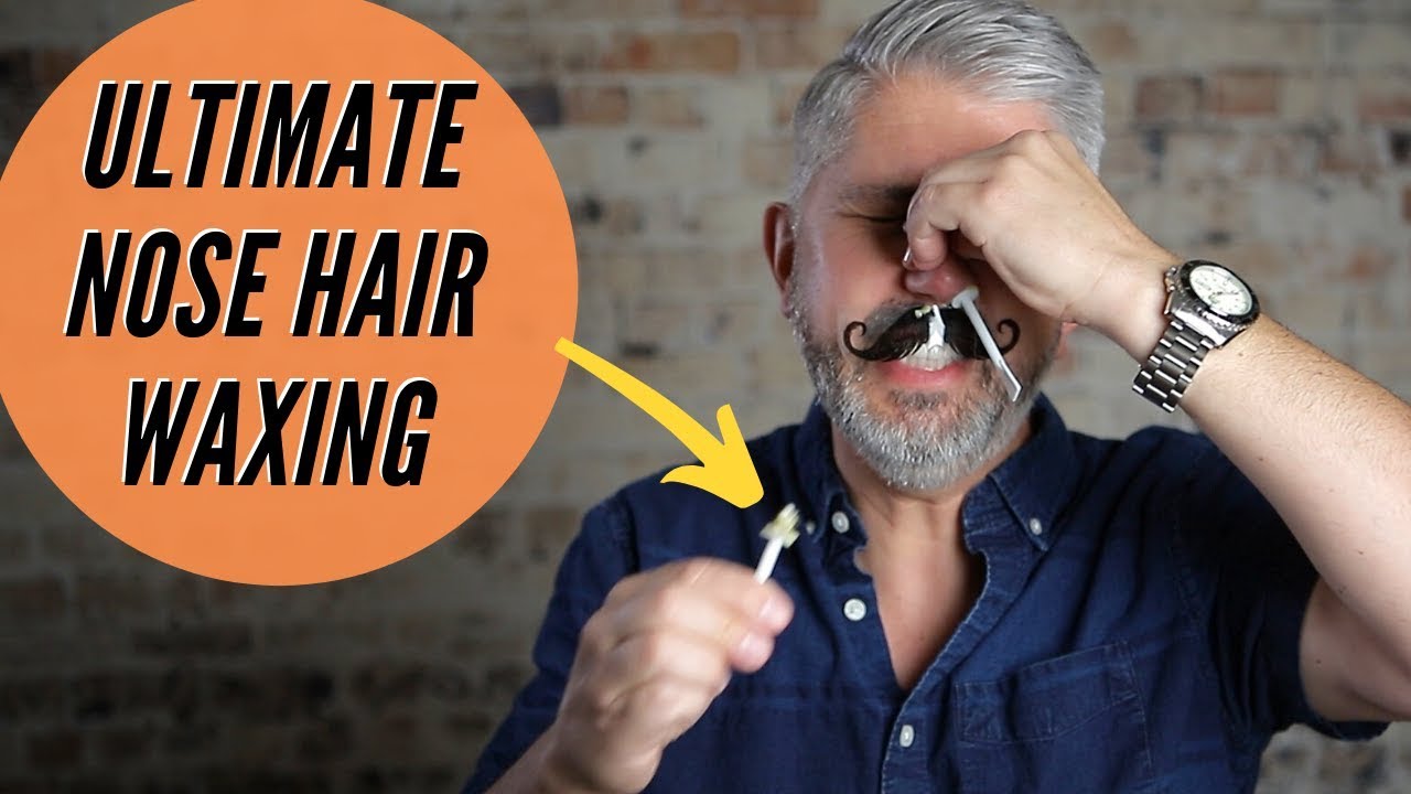 I Tried Men's Nose Hair Waxing 40overfashion YouTube