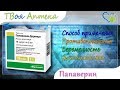 Папаверин ампулы - показания (видео инструкция) описание, отзывы