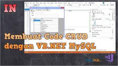 Membuat CRUD dengan VB.NET MySQL