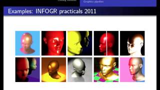 Computer Graphics 2013, Lect. 1(2) - Organization and introduction